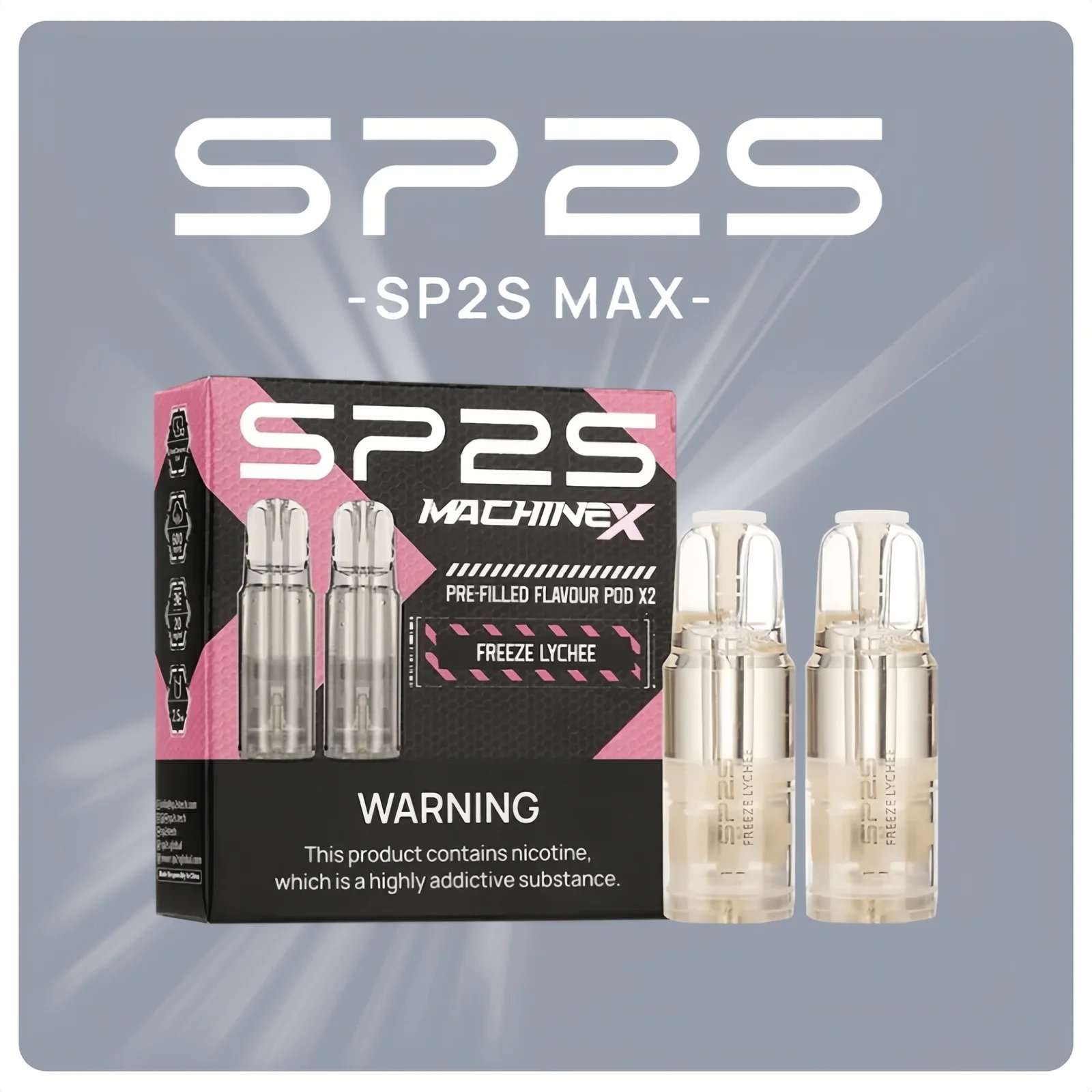 SP2S MAX 煙彈2顆裝適配 SP2S MAX 主機｜多口味現貨｜新品上市